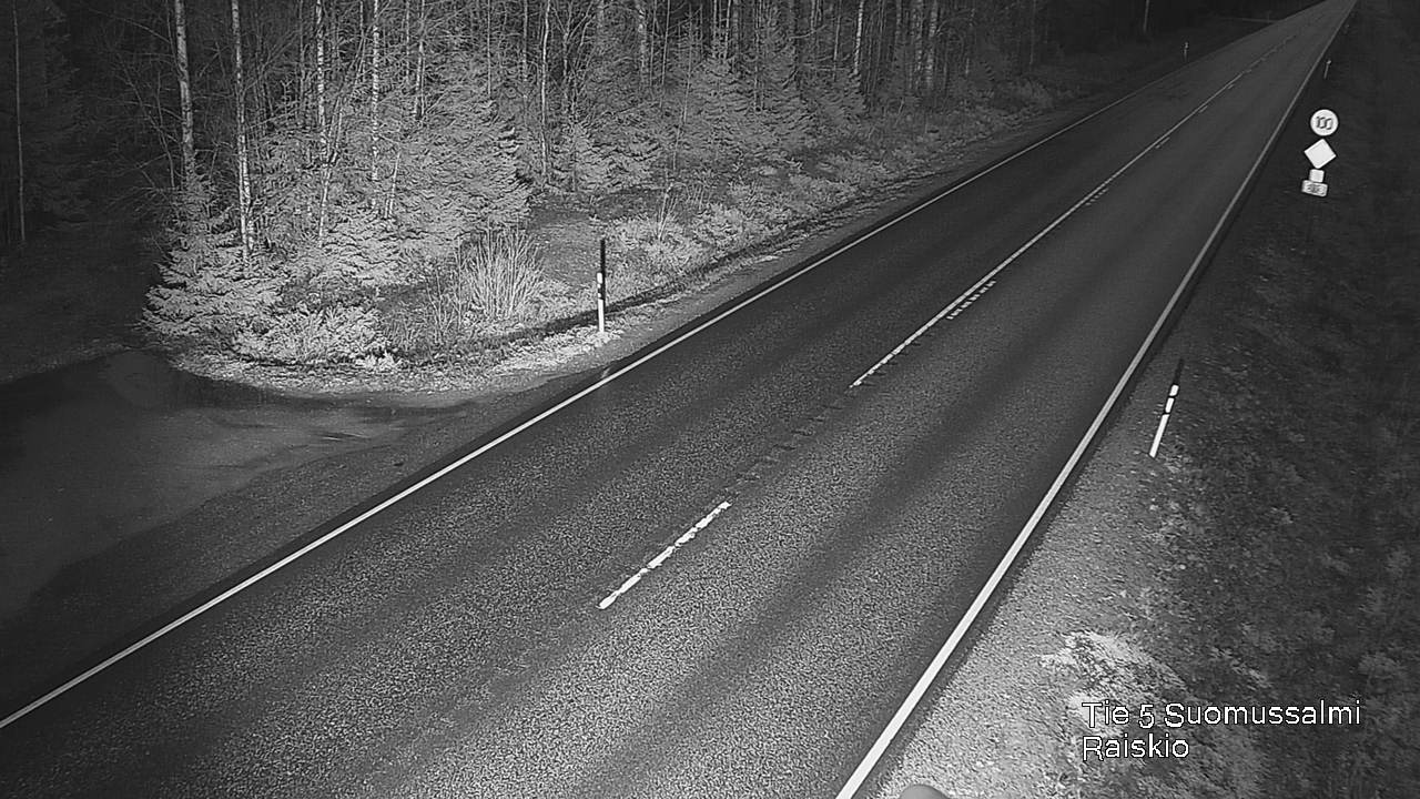 Kelikamerat Kuva Tie 5 Suomussalmi Raiskio, Suomussalmi, Kainuu