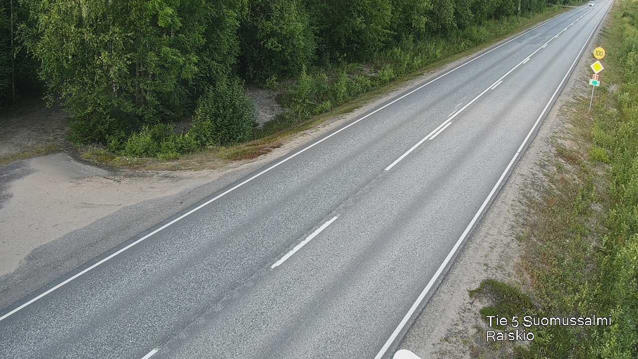 Kelikamerat Kuva Tie 5 Suomussalmi Raiskio, Suomussalmi, Kainuu