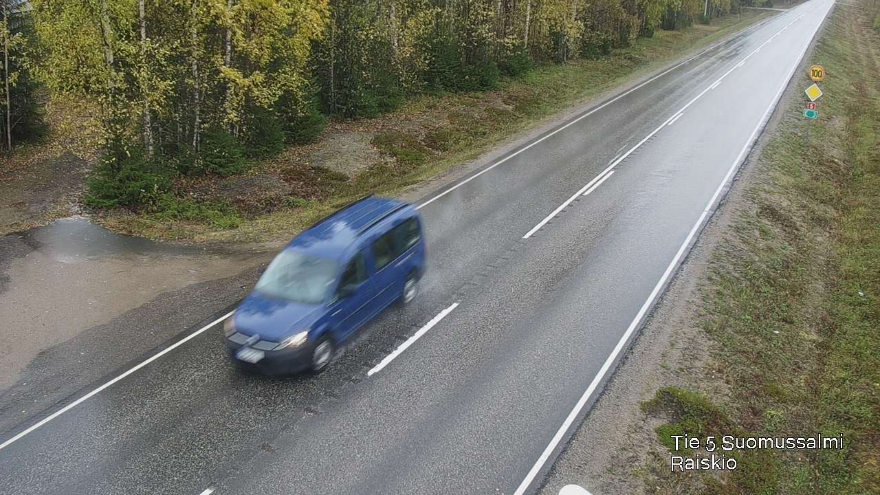 Weather Camera Image Road 5 Suomussalmi Raiskio, Suomussalmi, Kainuu