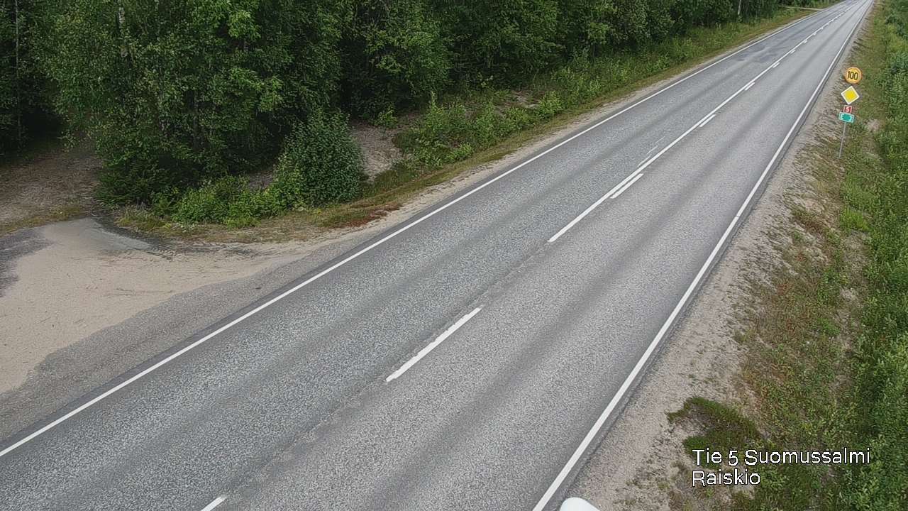 Kelikamerat Kuva Tie 5 Suomussalmi Raiskio, Suomussalmi, Kainuu