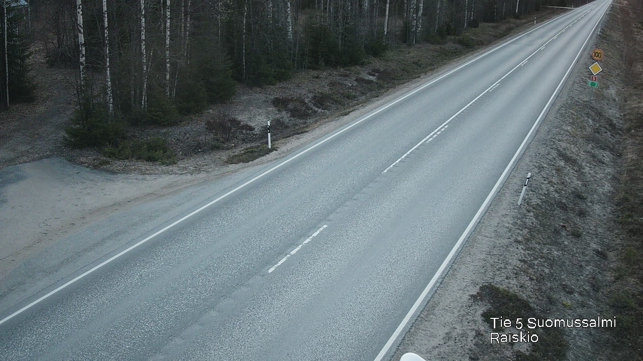 Kelikamerat Kuva Tie 5 Suomussalmi Raiskio, Suomussalmi, Kainuu