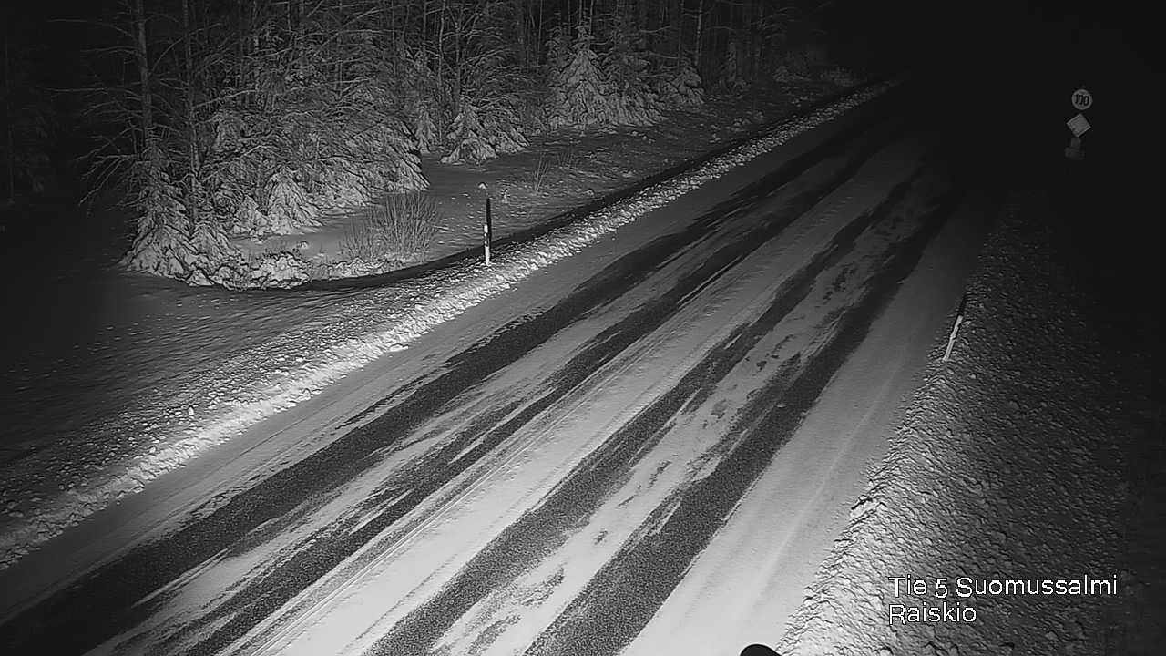 Weather Camera Image Väg 5 Suomussalmi Raiskio, Suomussalmi, Kainuu