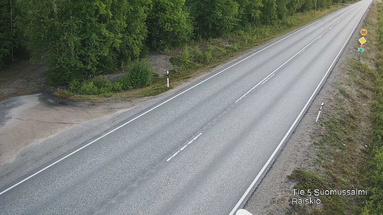 Kelikamerat Kuva Tie 5 Suomussalmi Raiskio, Suomussalmi, Kainuu
