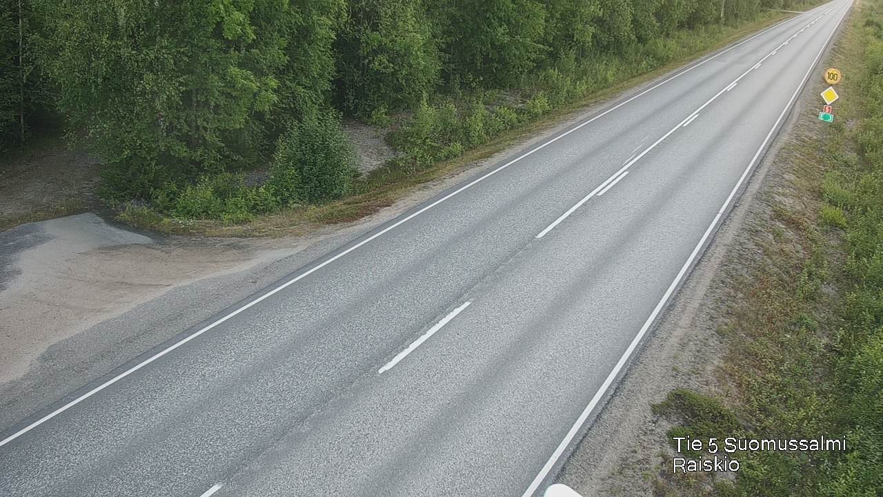 Kelikamerat Kuva Tie 5 Suomussalmi Raiskio, Suomussalmi, Kainuu