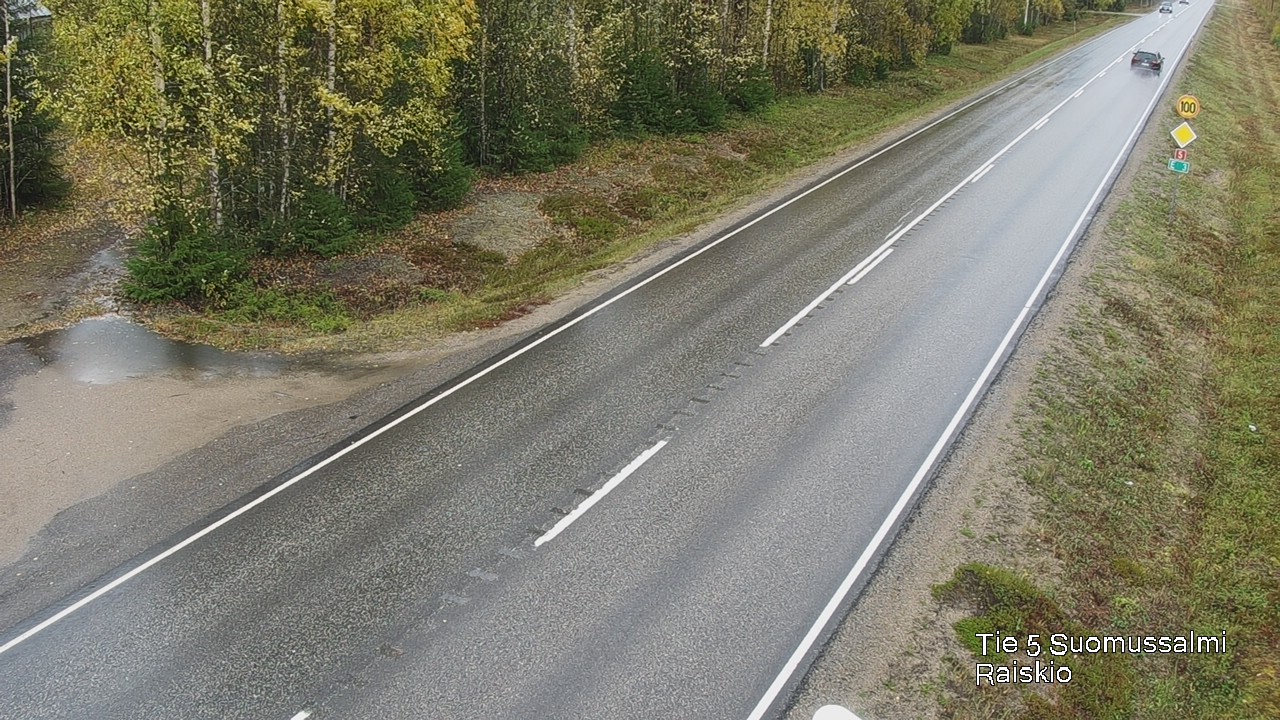 Weather Camera Image Road 5 Suomussalmi Raiskio, Suomussalmi, Kainuu