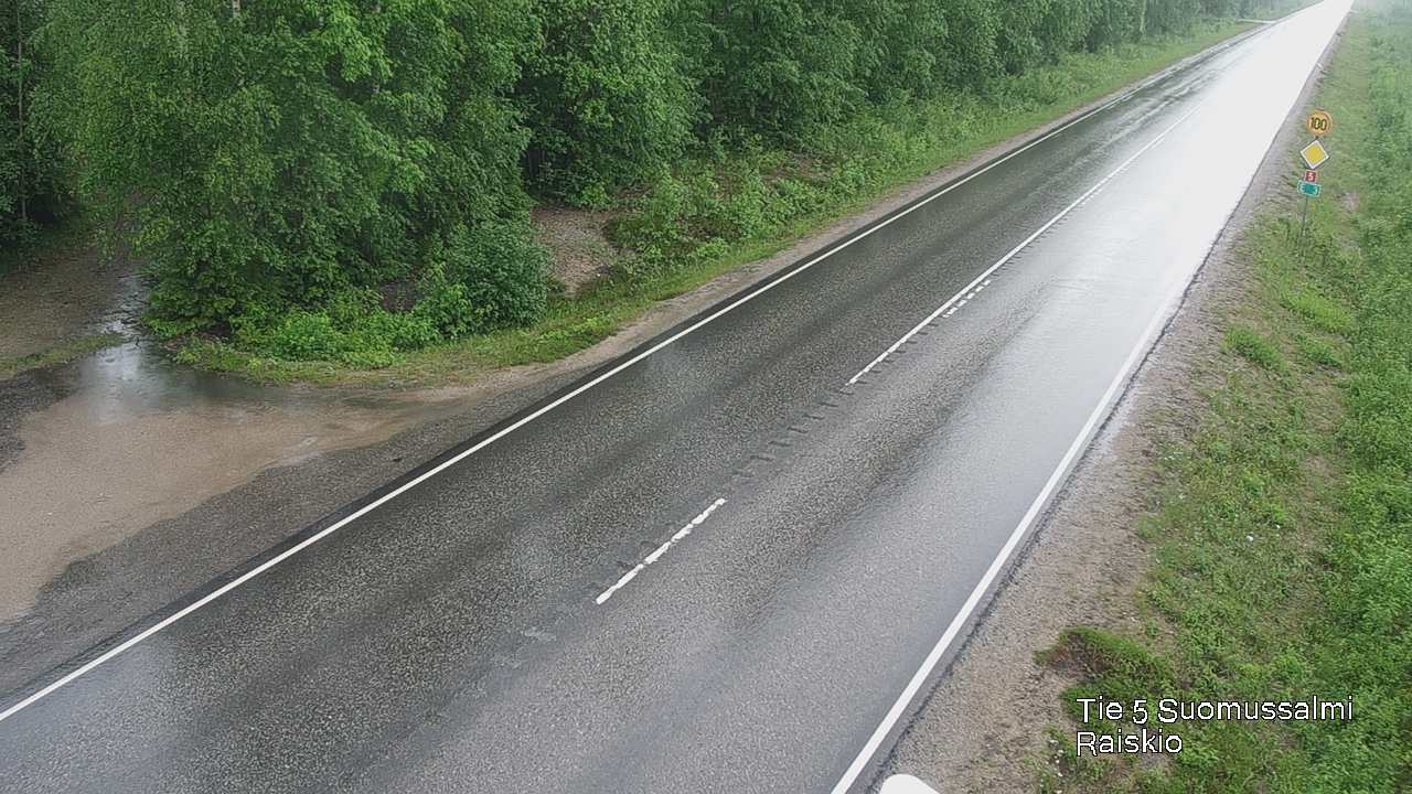 Kelikamerat Kuva Tie 5 Suomussalmi Raiskio, Suomussalmi, Kainuu