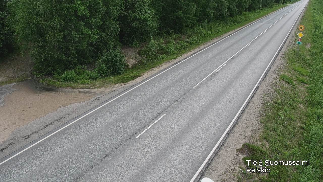 Weather Camera Image Road 5 Suomussalmi Raiskio, Suomussalmi, Kainuu