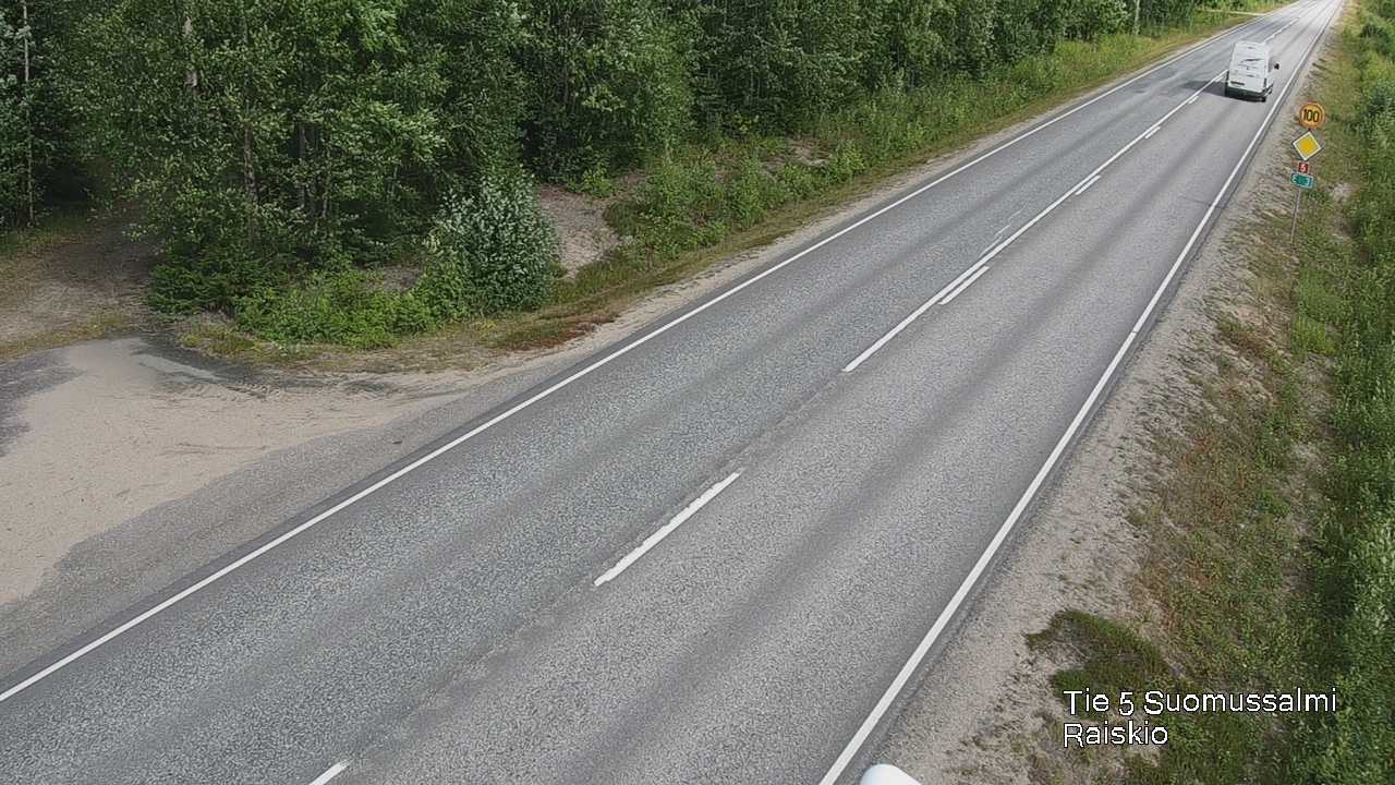 Kelikamerat Kuva Tie 5 Suomussalmi Raiskio, Suomussalmi, Kainuu