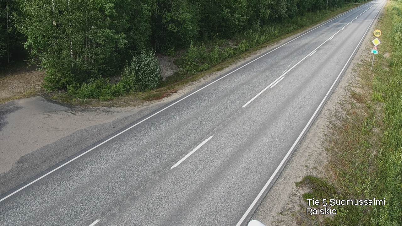 Kelikamerat Kuva Tie 5 Suomussalmi Raiskio, Suomussalmi, Kainuu