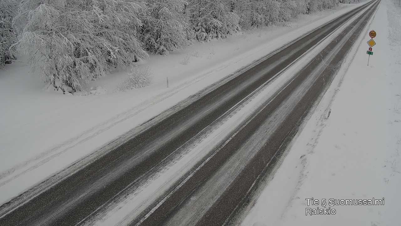 Weather Camera Image Road 5 Suomussalmi Raiskio, Suomussalmi, Kainuu
