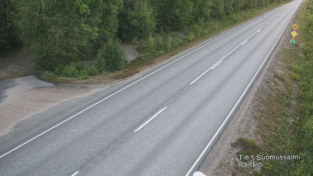 Kelikamerat Kuva Tie 5 Suomussalmi Raiskio, Suomussalmi, Kainuu