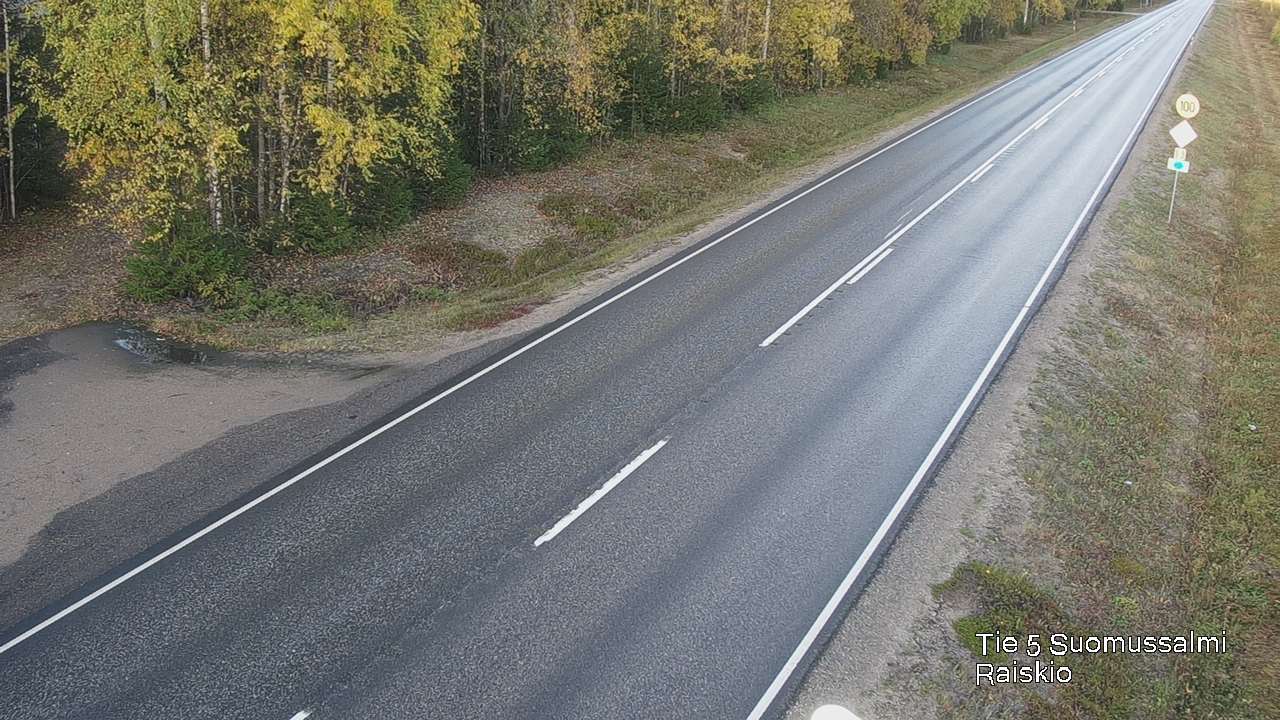 Kelikamerat Kuva Tie 5 Suomussalmi Raiskio, Suomussalmi, Kainuu