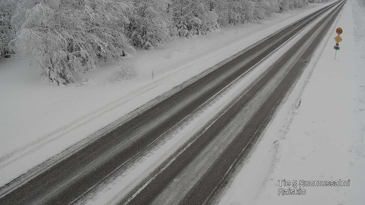 Weather Camera Image Road 5 Suomussalmi Raiskio, Suomussalmi, Kainuu