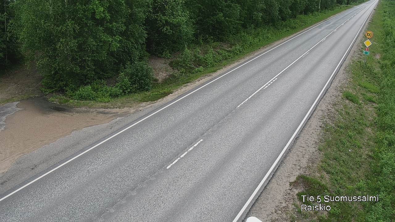 Kelikamerat Kuva Tie 5 Suomussalmi Raiskio, Suomussalmi, Kainuu