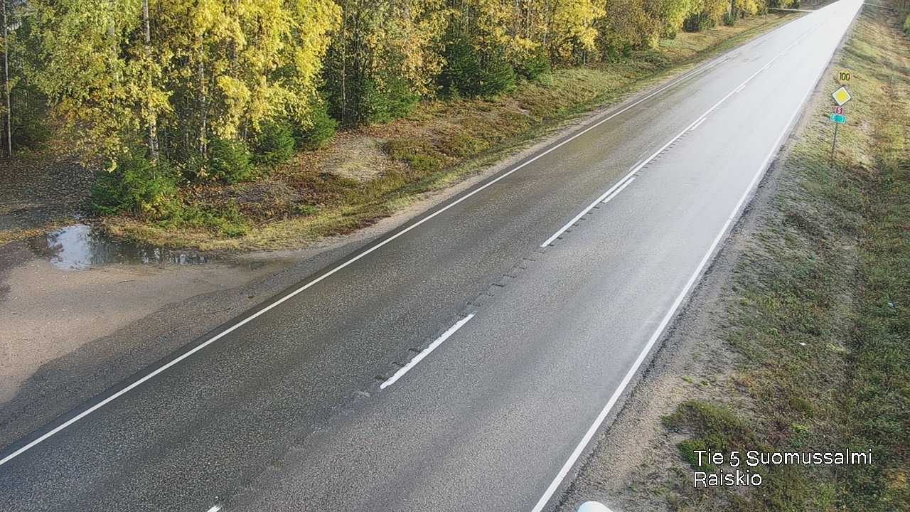 Weather Camera Image Road 5 Suomussalmi Raiskio, Suomussalmi, Kainuu
