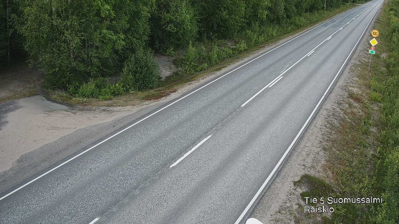 Kelikamerat Kuva Tie 5 Suomussalmi Raiskio, Suomussalmi, Kainuu