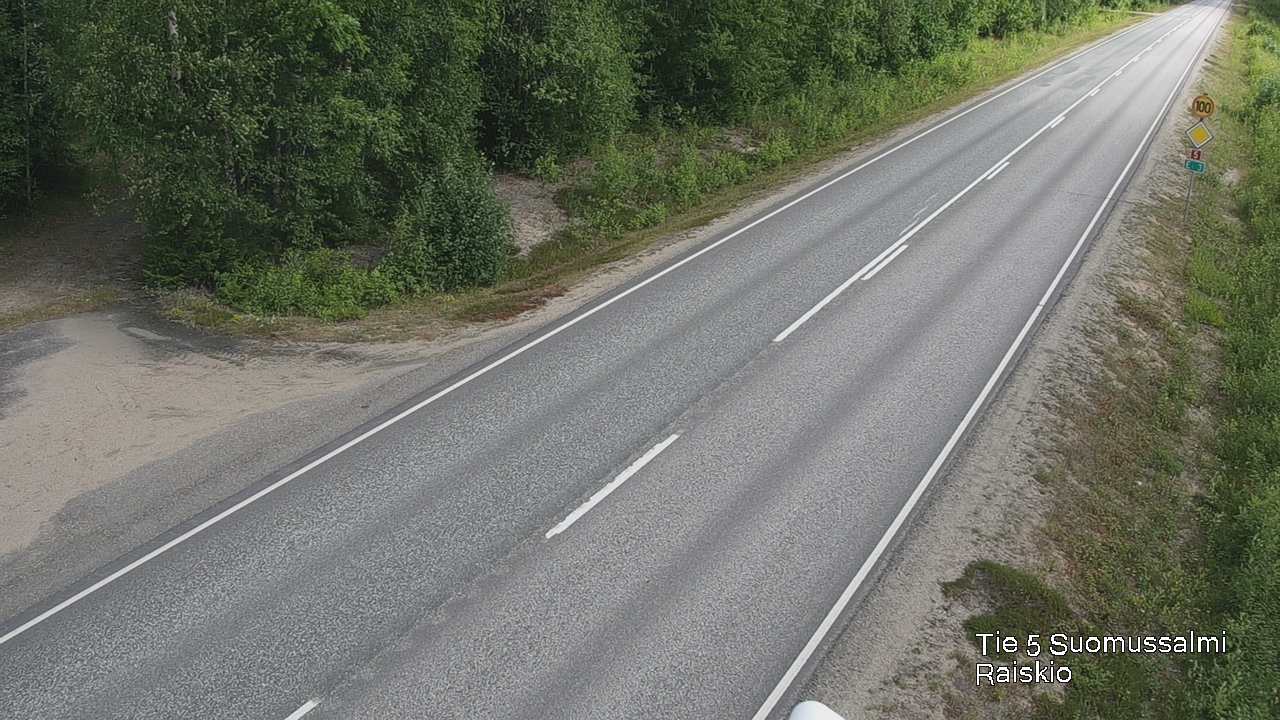 Kelikamerat Kuva Tie 5 Suomussalmi Raiskio, Suomussalmi, Kainuu