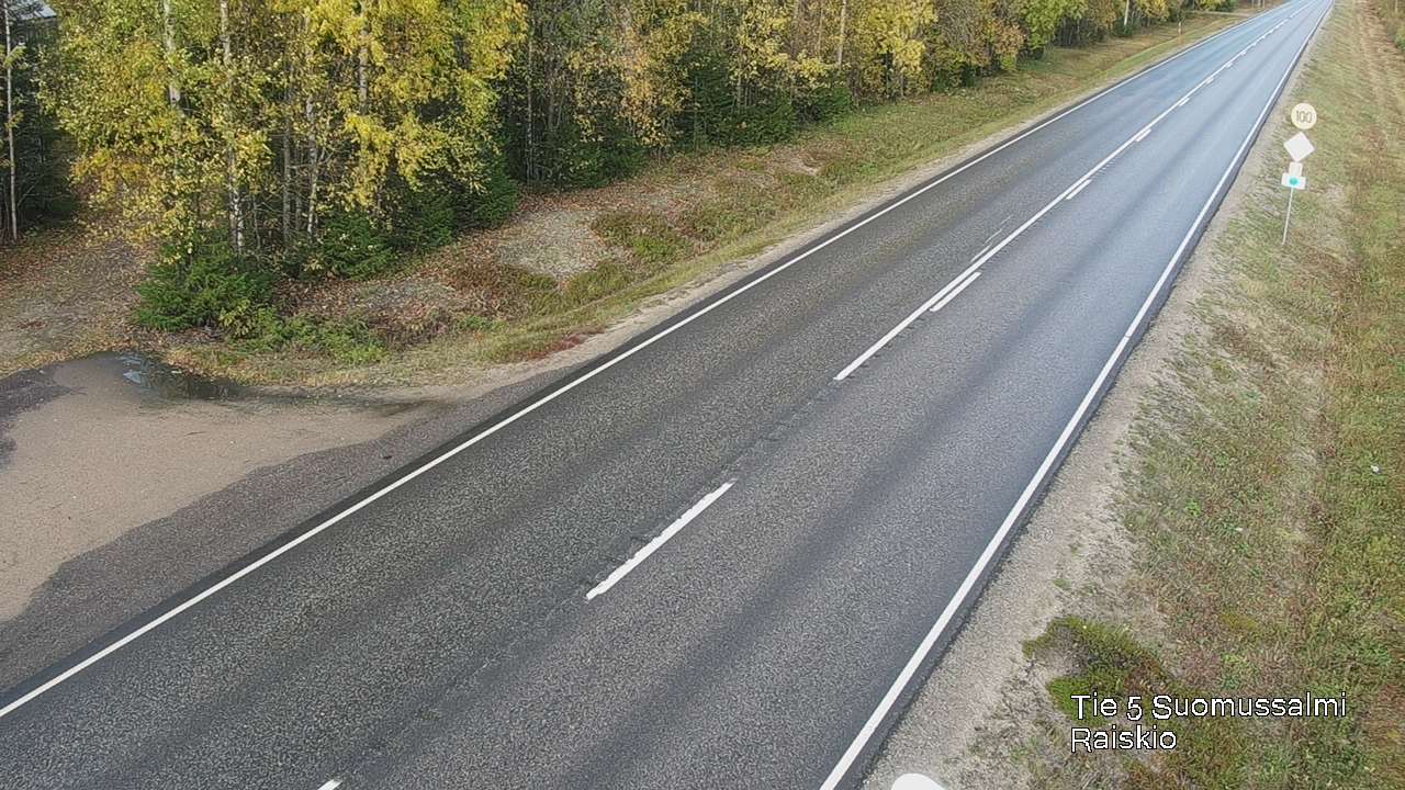 Kelikamerat Kuva Tie 5 Suomussalmi Raiskio, Suomussalmi, Kainuu