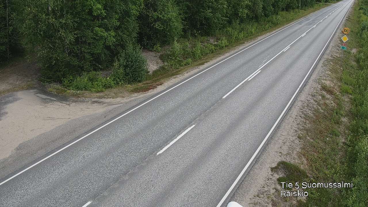 Kelikamerat Kuva Tie 5 Suomussalmi Raiskio, Suomussalmi, Kainuu