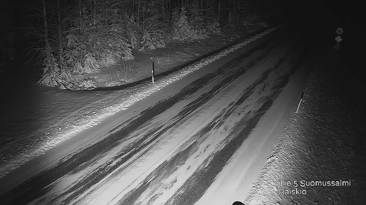 Weather Camera Image Väg 5 Suomussalmi Raiskio, Suomussalmi, Kainuu