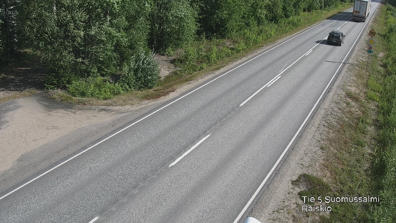 Kelikamerat Kuva Tie 5 Suomussalmi Raiskio, Suomussalmi, Kainuu
