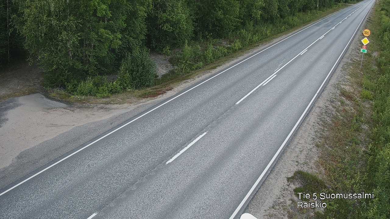 Kelikamerat Kuva Tie 5 Suomussalmi Raiskio, Suomussalmi, Kainuu
