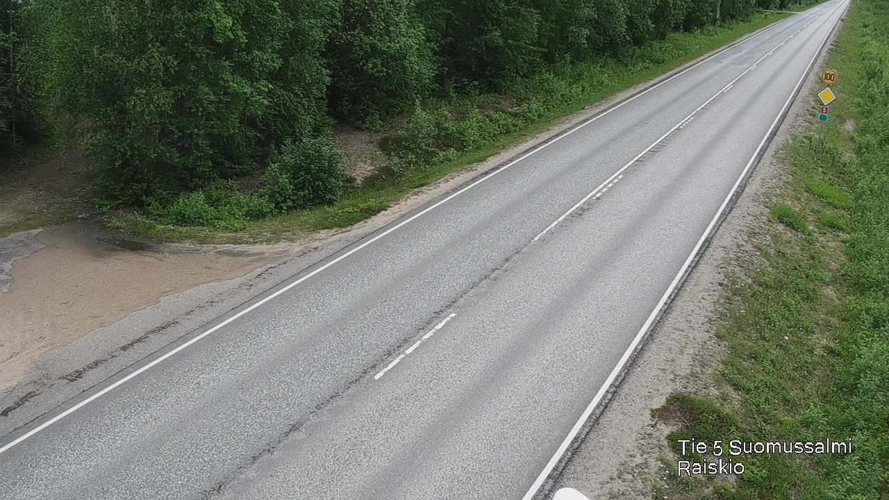 Weather Camera Image Road 5 Suomussalmi Raiskio, Suomussalmi, Kainuu