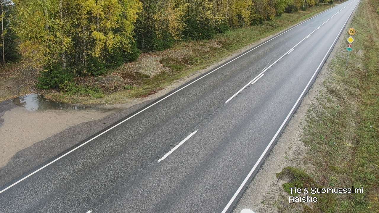 Kelikamerat Kuva Tie 5 Suomussalmi Raiskio, Suomussalmi, Kainuu