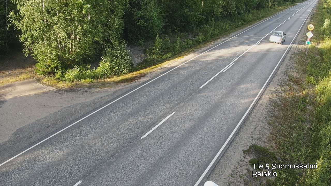 Kelikamerat Kuva Tie 5 Suomussalmi Raiskio, Suomussalmi, Kainuu