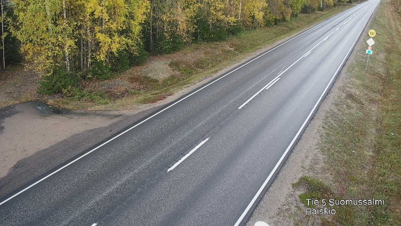 Kelikamerat Kuva Tie 5 Suomussalmi Raiskio, Suomussalmi, Kainuu