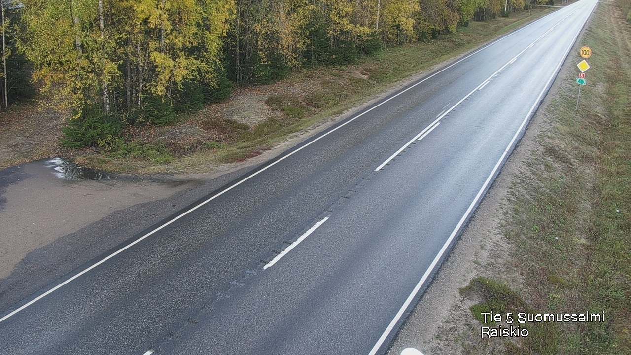 Kelikamerat Kuva Tie 5 Suomussalmi Raiskio, Suomussalmi, Kainuu