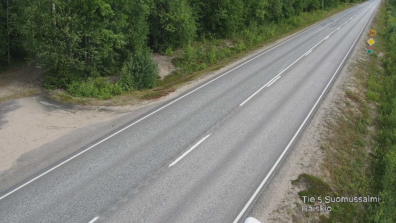 Kelikamerat Kuva Tie 5 Suomussalmi Raiskio, Suomussalmi, Kainuu