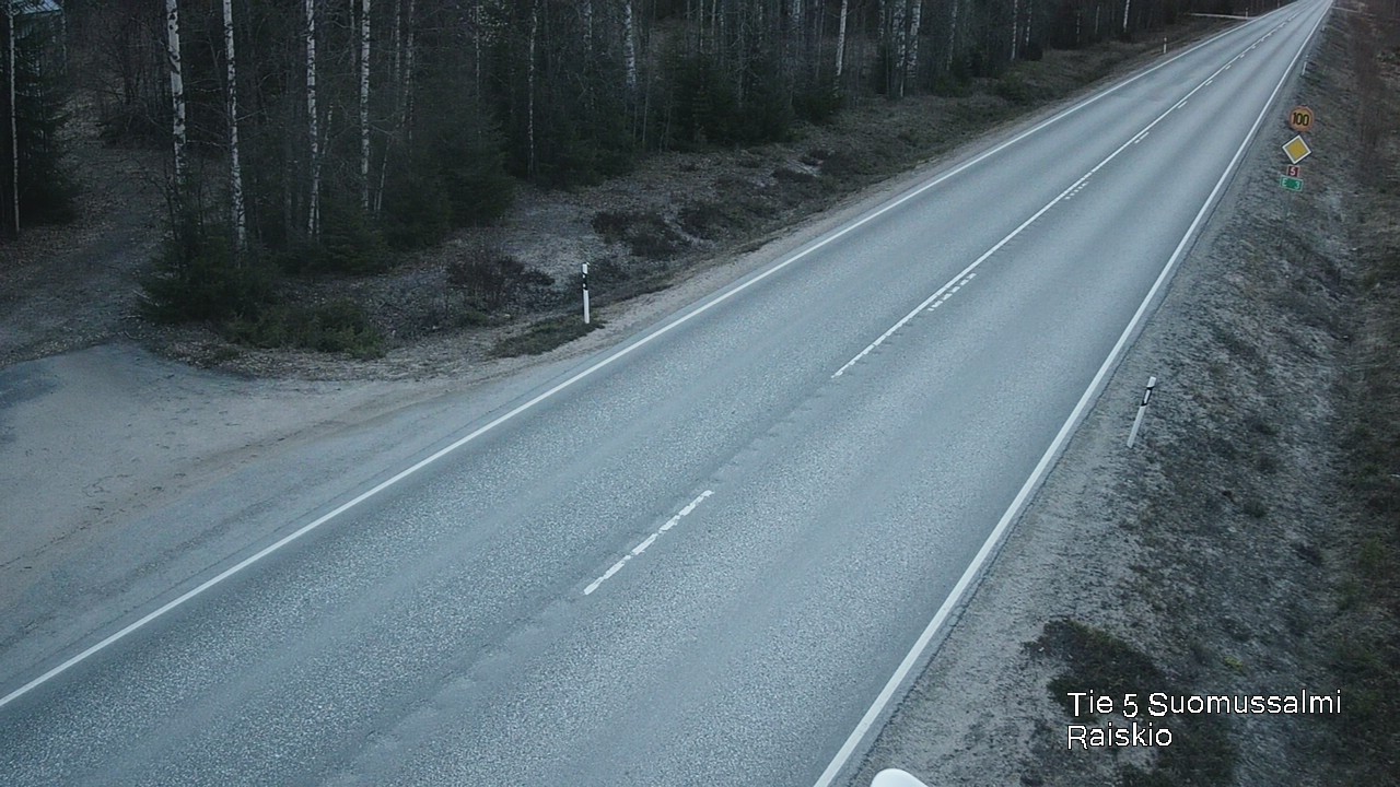 Kelikamerat Kuva Tie 5 Suomussalmi Raiskio, Suomussalmi, Kainuu