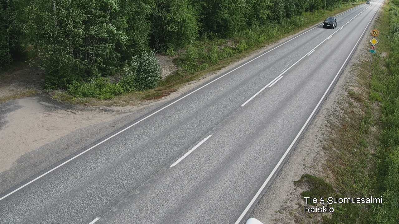 Kelikamerat Kuva Tie 5 Suomussalmi Raiskio, Suomussalmi, Kainuu