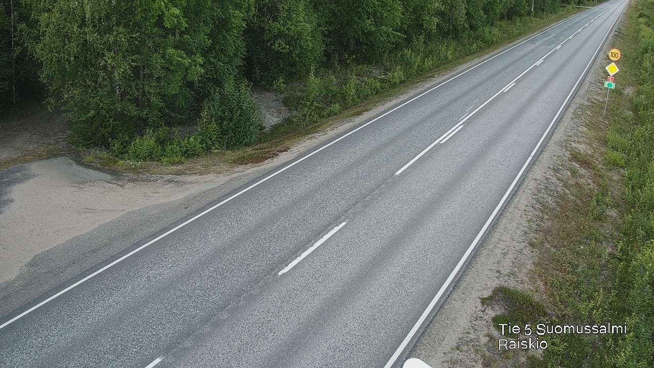 Kelikamerat Kuva Tie 5 Suomussalmi Raiskio, Suomussalmi, Kainuu