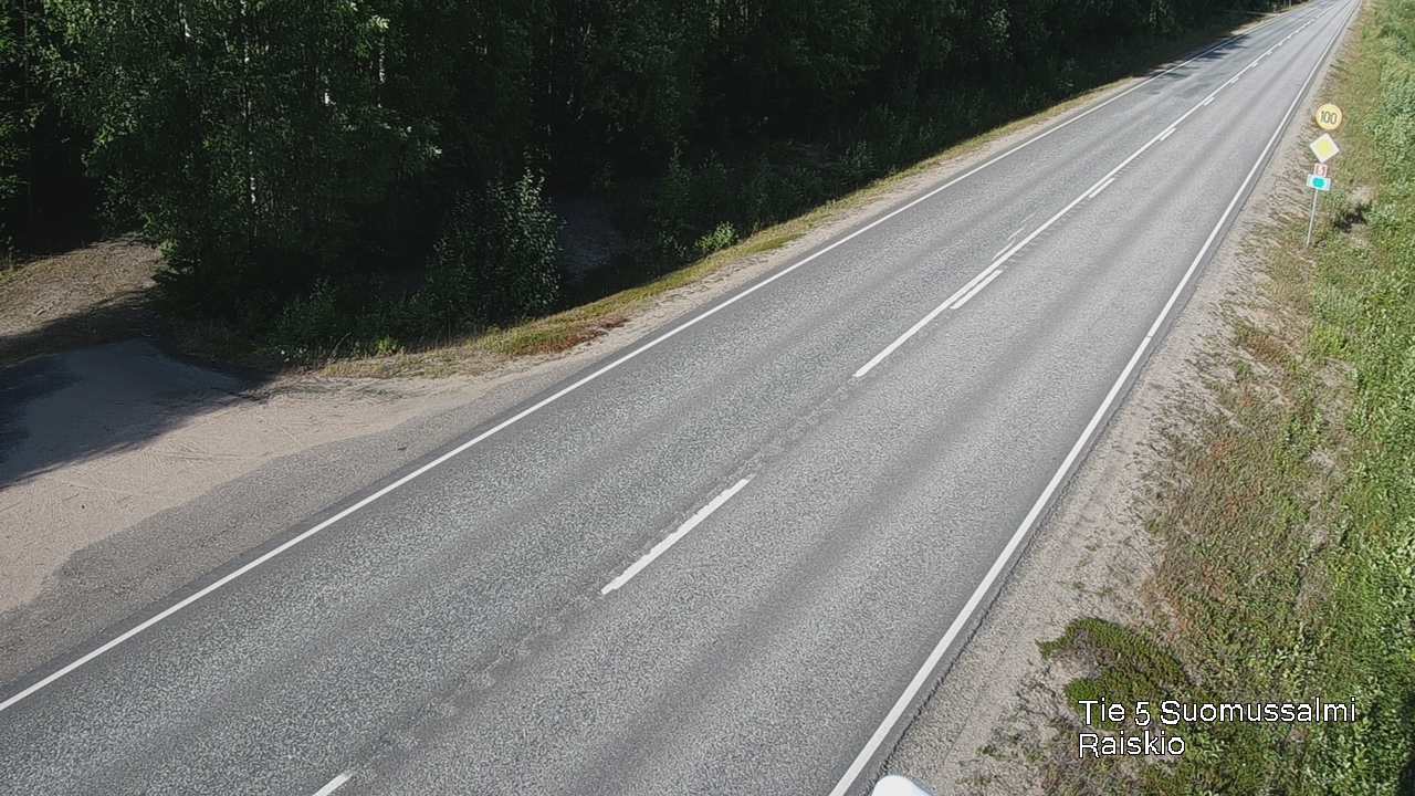 Kelikamerat Kuva Tie 5 Suomussalmi Raiskio, Suomussalmi, Kainuu