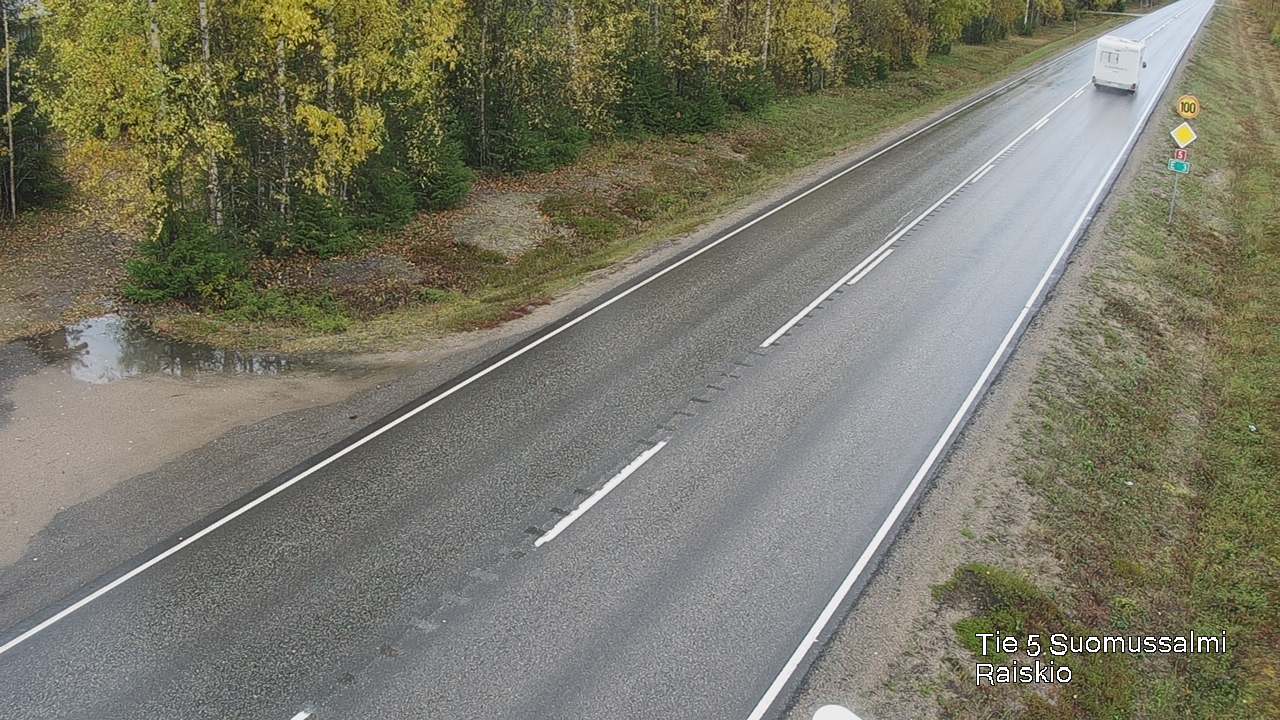 Weather Camera Image Road 5 Suomussalmi Raiskio, Suomussalmi, Kainuu