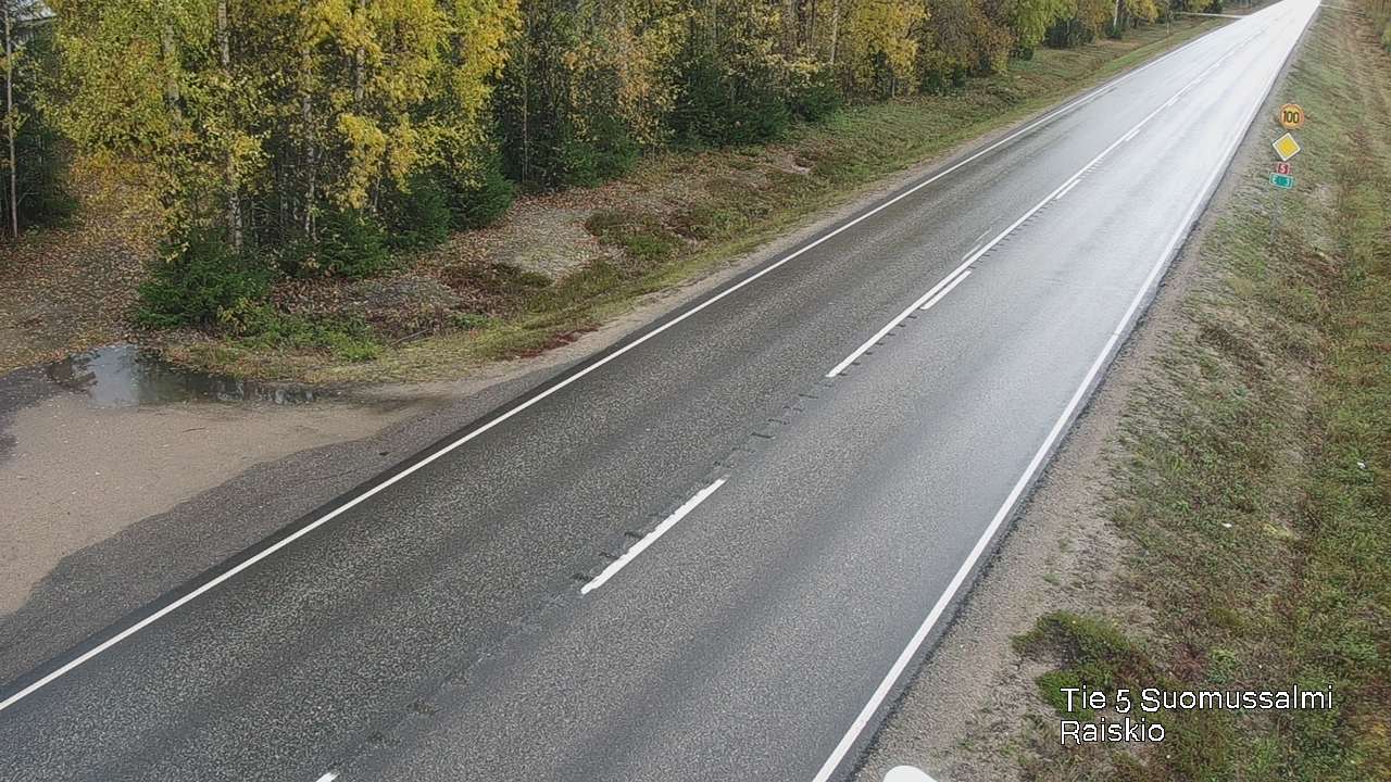Weather Camera Image Road 5 Suomussalmi Raiskio, Suomussalmi, Kainuu