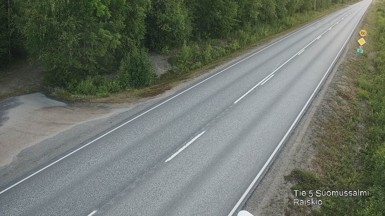 Kelikamerat Kuva Tie 5 Suomussalmi Raiskio, Suomussalmi, Kainuu