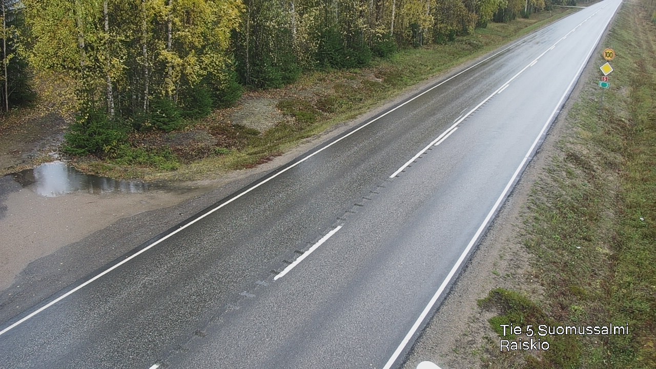 Weather Camera Image Road 5 Suomussalmi Raiskio, Suomussalmi, Kainuu