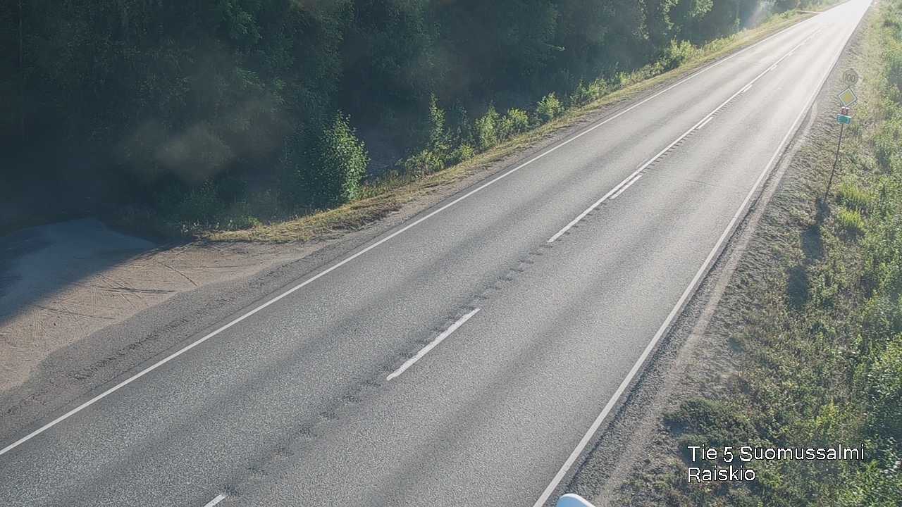 Weather Camera Image Road 5 Suomussalmi Raiskio, Suomussalmi, Kainuu