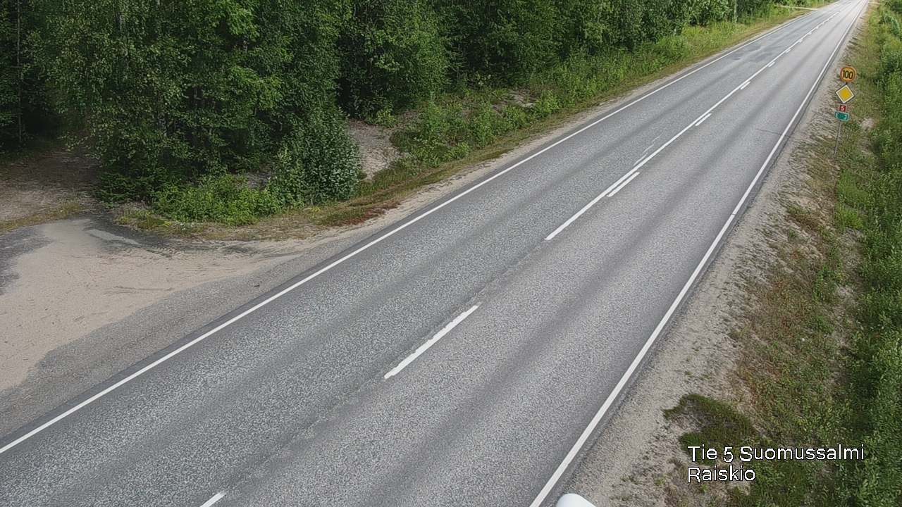 Kelikamerat Kuva Tie 5 Suomussalmi Raiskio, Suomussalmi, Kainuu