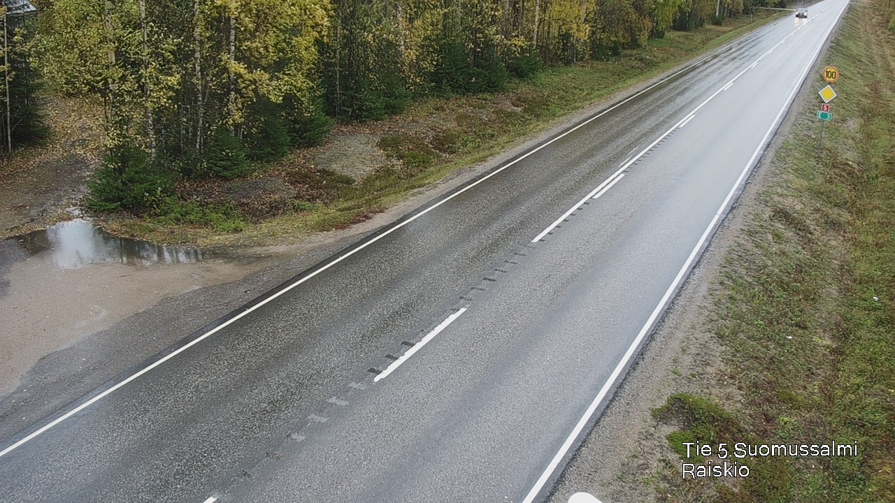 Weather Camera Image Road 5 Suomussalmi Raiskio, Suomussalmi, Kainuu