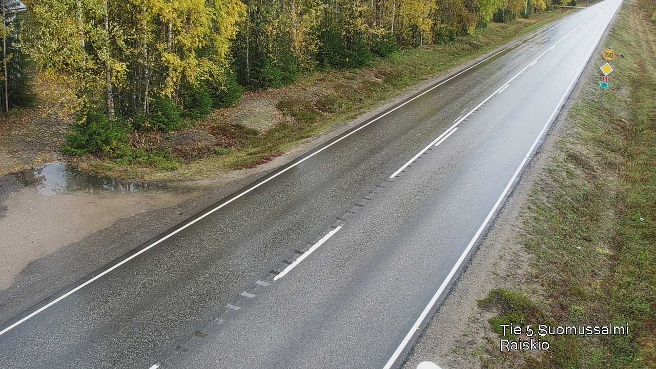 Weather Camera Image Road 5 Suomussalmi Raiskio, Suomussalmi, Kainuu