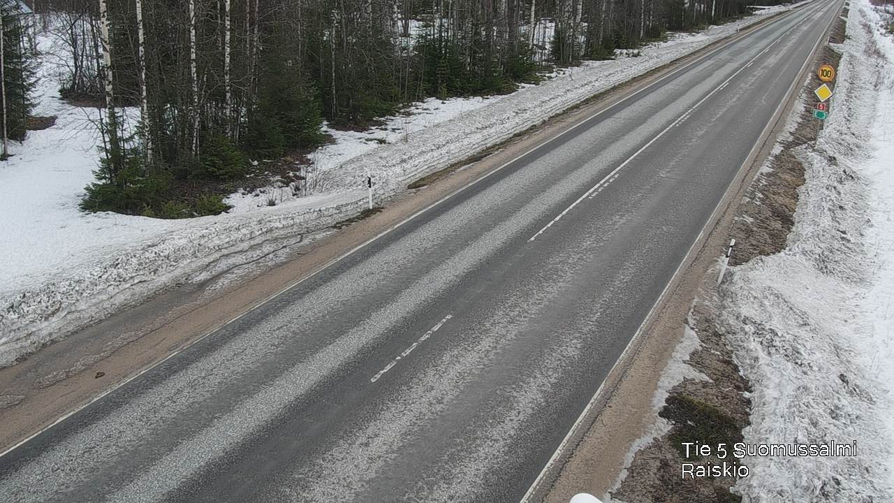 Weather Camera Image Road 5 Suomussalmi Raiskio, Suomussalmi, Kainuu