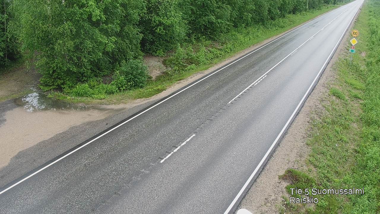 Kelikamerat Kuva Tie 5 Suomussalmi Raiskio, Suomussalmi, Kainuu