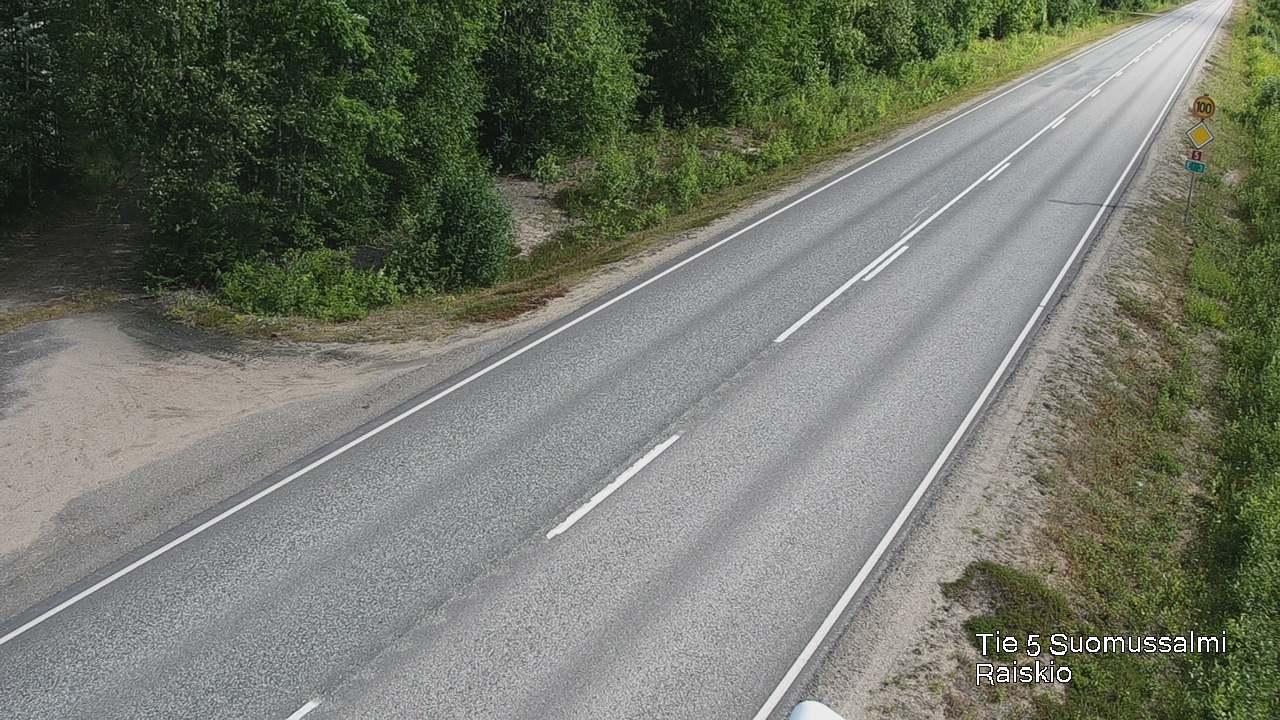 Kelikamerat Kuva Tie 5 Suomussalmi Raiskio, Suomussalmi, Kainuu