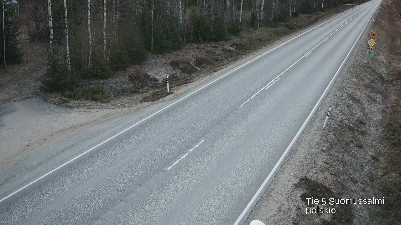 Kelikamerat Kuva Tie 5 Suomussalmi Raiskio, Suomussalmi, Kainuu