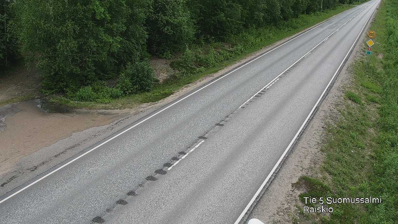 Weather Camera Image Road 5 Suomussalmi Raiskio, Suomussalmi, Kainuu