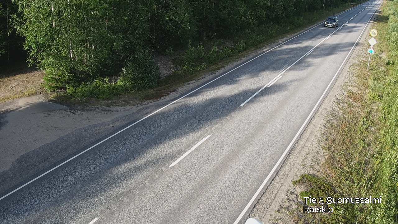 Kelikamerat Kuva Tie 5 Suomussalmi Raiskio, Suomussalmi, Kainuu